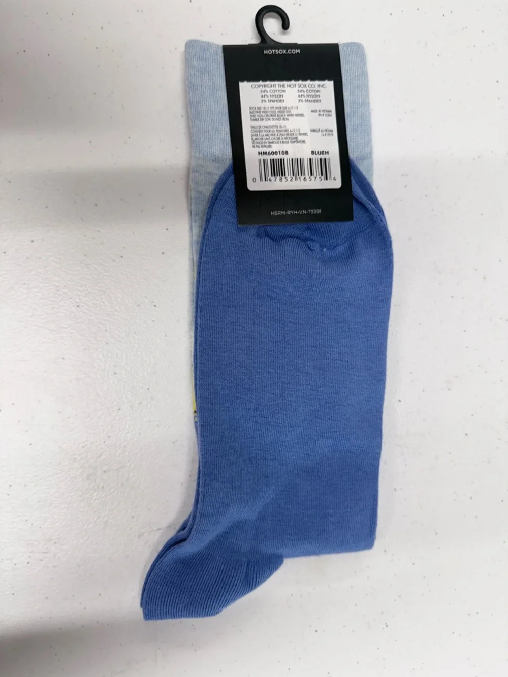 Hot Sox Charleston Waterfront Crew‎ Socks - Light Blue, Royal Blue, Yellow, Pink